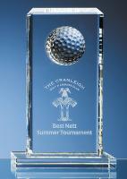 Thumbnail for Optical Crystal Golf Ball Rectangle Award